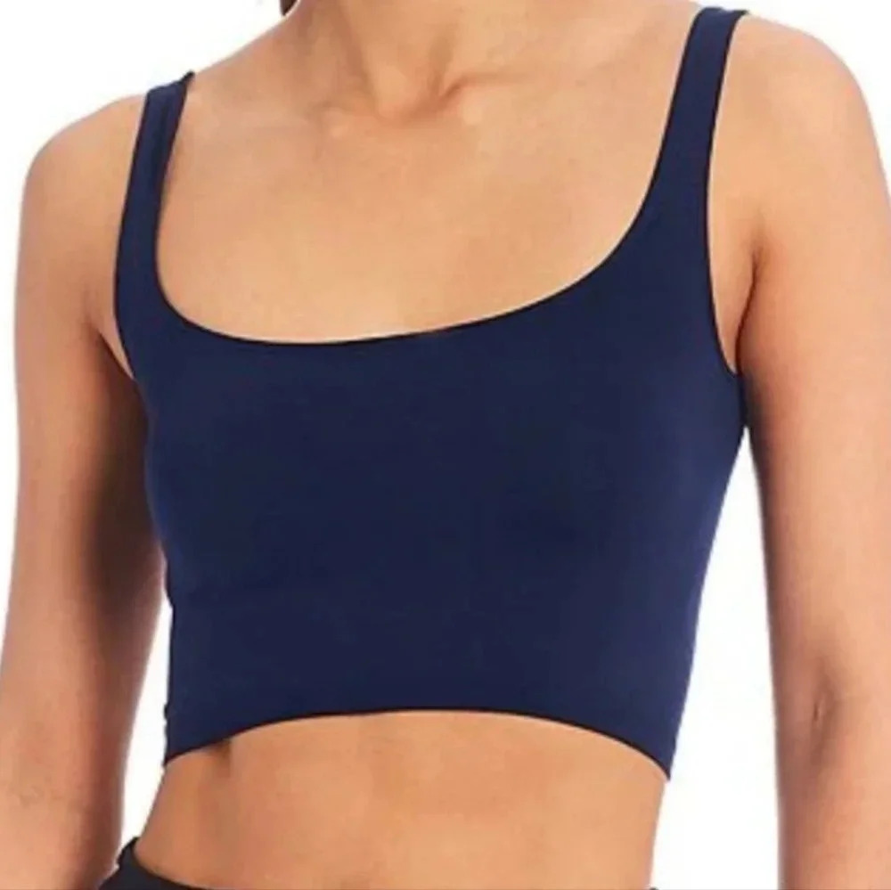 Intimately‎ Free People Navy Blue Seamless Crop Tank Top XS Small NWT